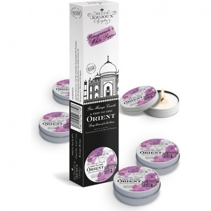 Набор из 5 массажных свечей MYSTIM PETITS JOUJOUX ORIENT REFILL (33 гр.) 46774