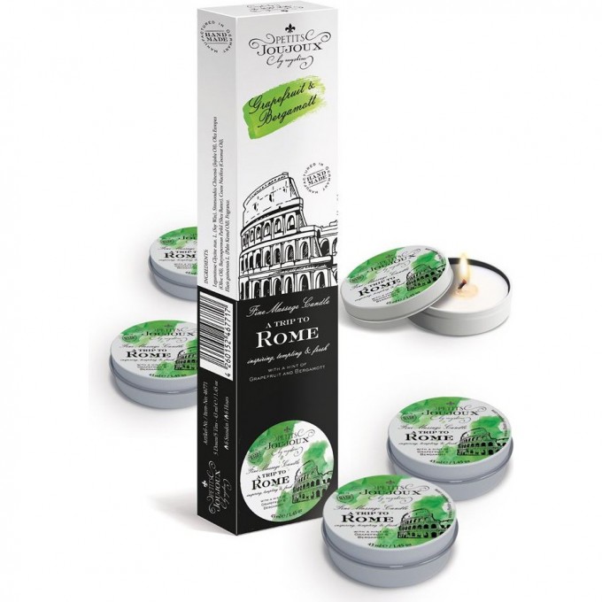 Набор из 5 массажных свечей MYSTIM PETITS JOUJOUX ROME REFILL (33гр.) 46771