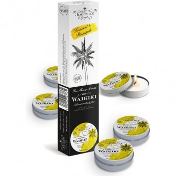 Набор из 5 массажных свечей MYSTIM PETITS JOUJOUX WAIKIKI BEACH REFILL (33гр.)